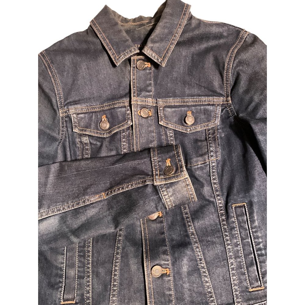 Talbots small‎ denim jacket - Picture 4 of 6